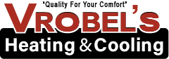 Vrobel's Heating and Cooling Logo